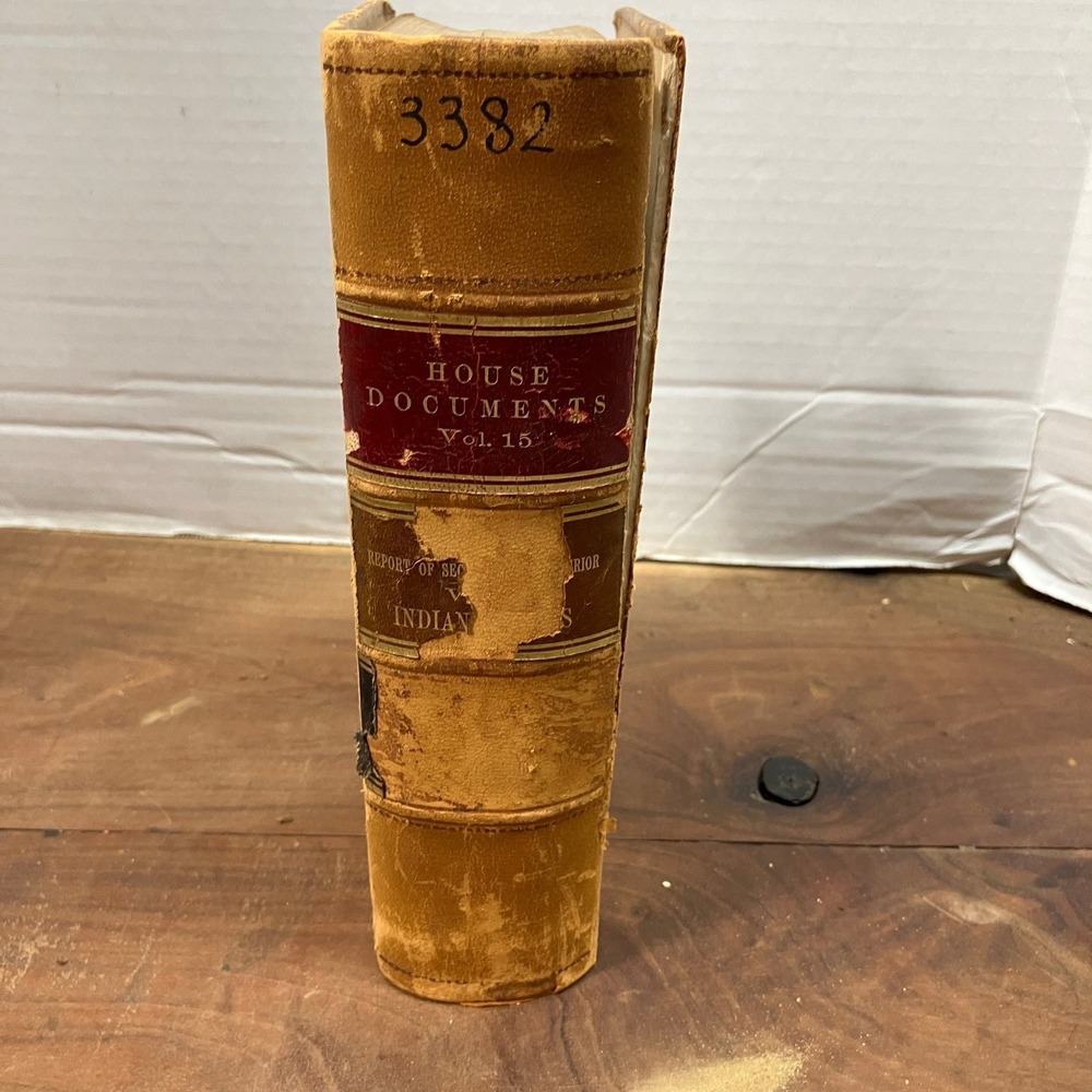 House Documents Vol 15 Report Secretary Interior Indian Affairs 1896 GPO